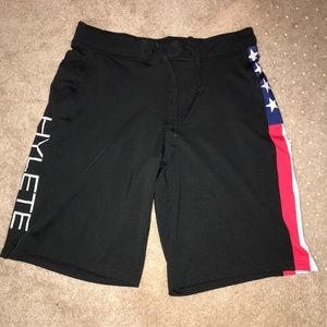 American Flag Hylete Shorts